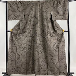 大島紬 身丈162cm 裄丈66.5cm 正絹 逸品 【中古】