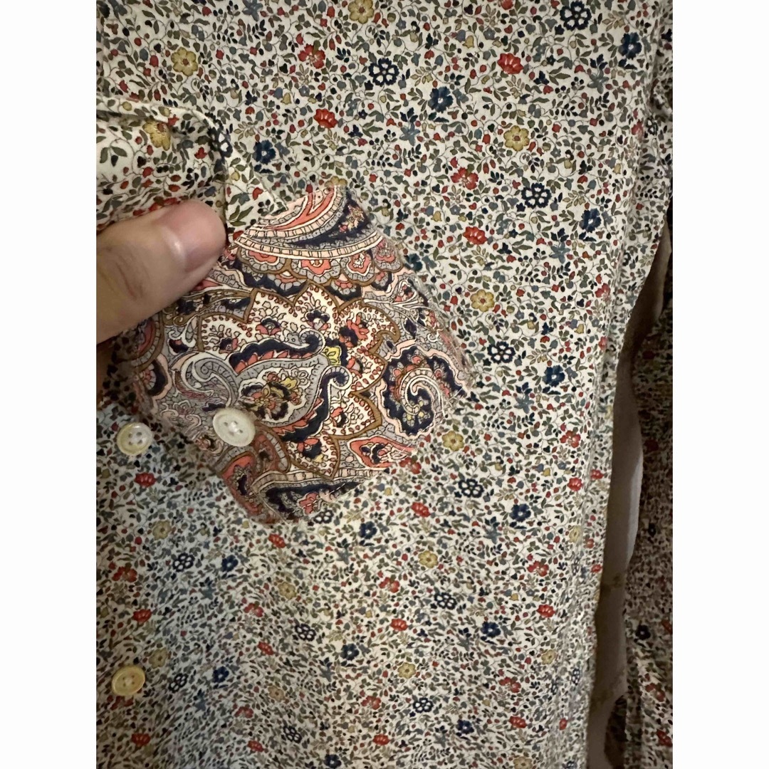 ポールスミス LIBERTY PRINT ペイズリー フローラル 花柄シャツ