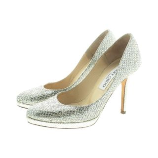 ジミーチュウ(JIMMY CHOO)のJIMMY CHOO パンプス EU34(20.5cm位) シルバーxゴールド 【古着】【中古】(ハイヒール/パンプス)