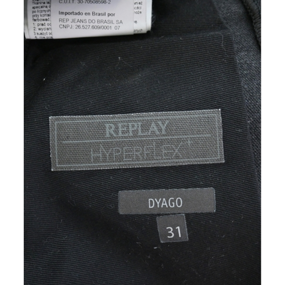 Replay(リプレイ)のREPLAY リプレイ デニムパンツ 31(M位) 黒 【古着】【中古】 メンズのパンツ(デニム/ジーンズ)の商品写真