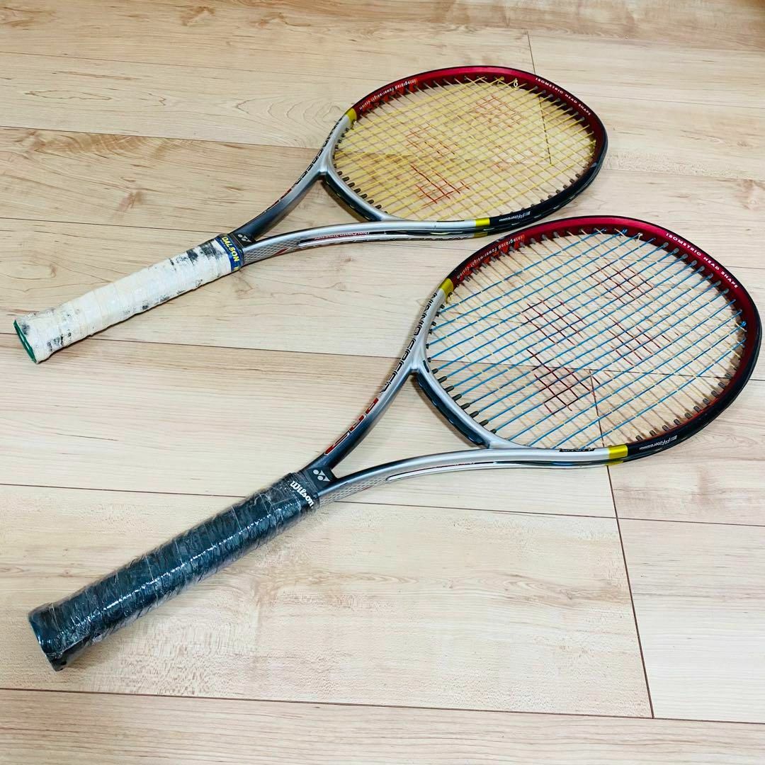 【匿名配送】ナノスピードRQ7 硬式テニスラケット 2本セット G2&G3