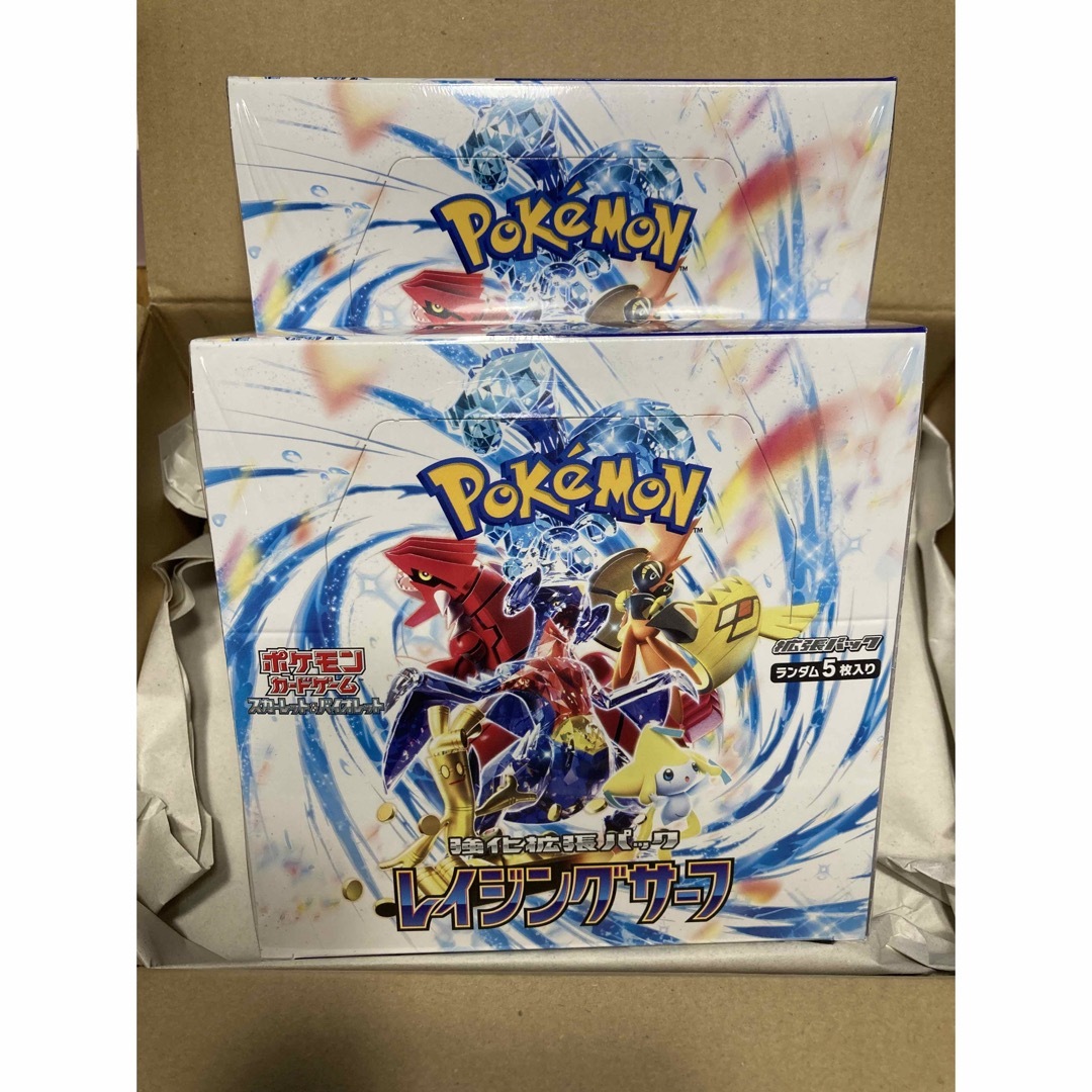 ポケモンカード スカーレットバイオレット レイジングサーフ 2BOXシュリンク付