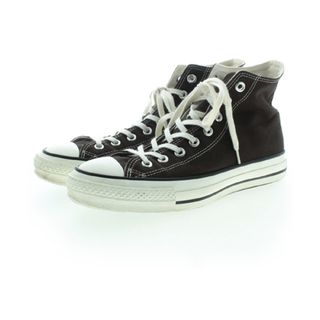 CONVERSE スニーカー UK8(26.5cm位) チャコールグレーx白