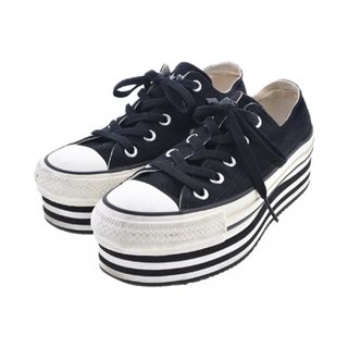 コンバース(CONVERSE)のCONVERSE コンバース スニーカー 22.5cm 黒x白 【古着】【中古】(スニーカー)