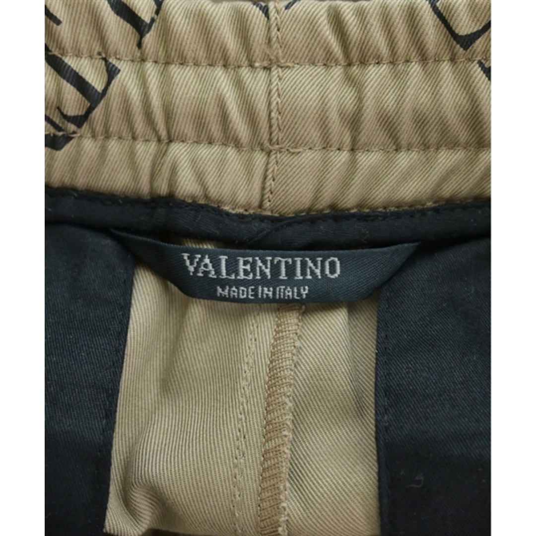 VALENTINO パンツ（その他） 44(S位) ベージュx黒(総柄) 【古着】【中古】