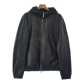 Dior Homme ディオールオム ライダース 50(XL位) 黒 【古着】【中古】