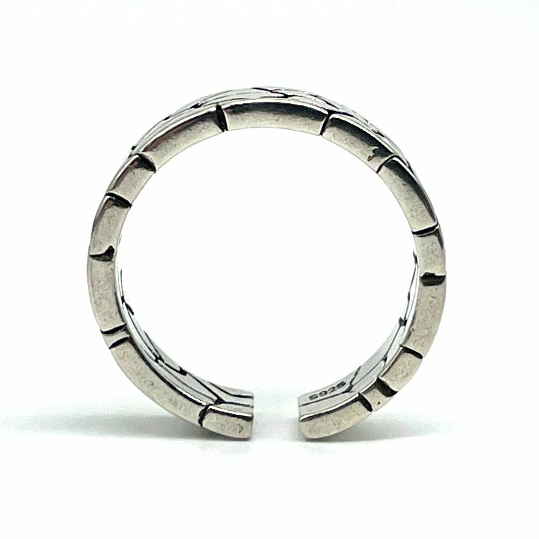 リング メンズ 指輪 17号 シルバー925 オープンリング 【PN3327】 メンズのアクセサリー(リング(指輪))の商品写真