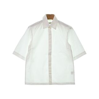 ドリスヴァンノッテン(DRIES VAN NOTEN)のDRIES VAN NOTEN カジュアルシャツ 34(XXS位) 白 【古着】【中古】(シャツ/ブラウス(長袖/七分))