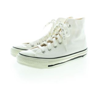 コンバース(CONVERSE)のCONVERSE コンバース スニーカー 24.5cm 白xアイボリー 【古着】【中古】(スニーカー)