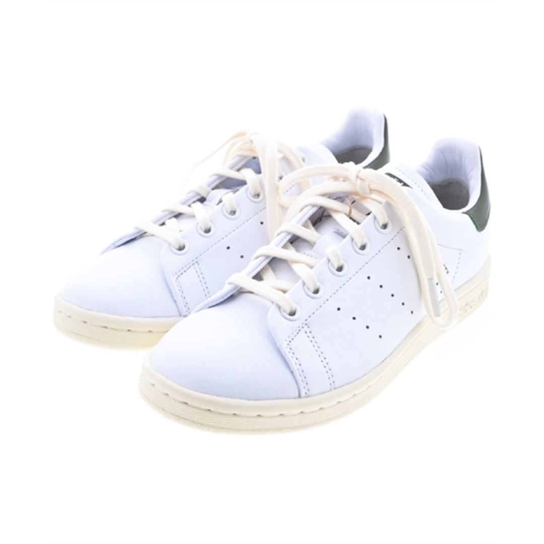 adidas アディダス スニーカー 23cm 白xカーキ 【古着】-