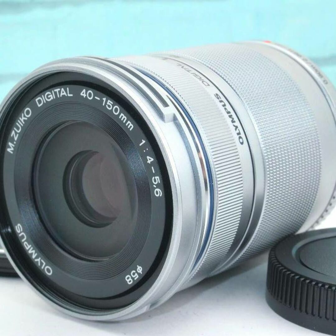 OLYMPUS オリンパス❤️望遠ズームレンズ❤️40-150mm シルバー-