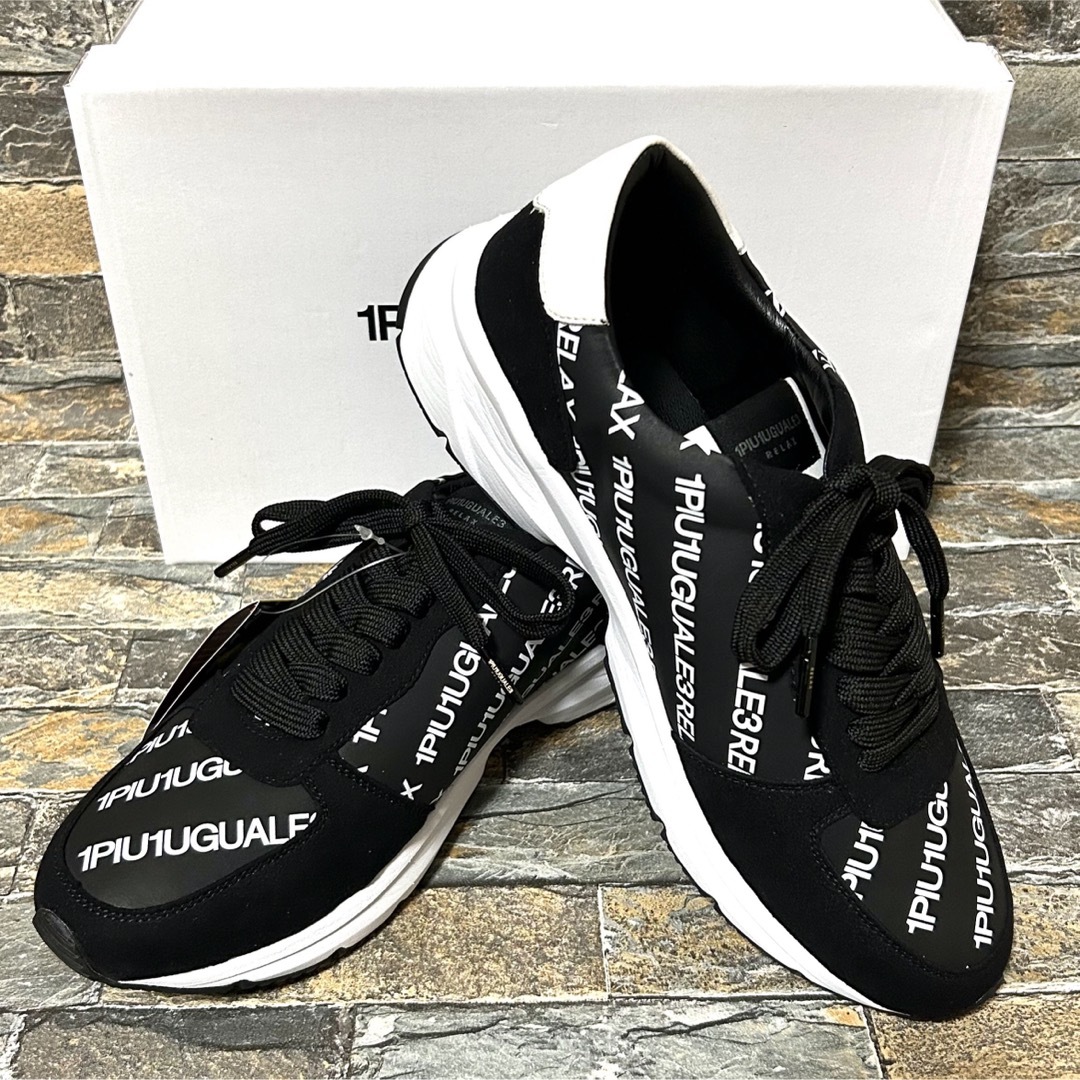 新品】1PIU1UGUALE3 RELAX／ブランドロゴ スニーカー 28-