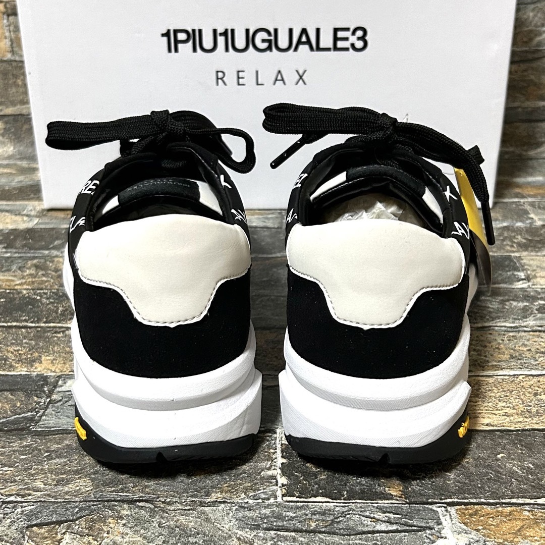 【新品】1PIU1UGUALE3 RELAX／ブランドロゴ スニーカー 28