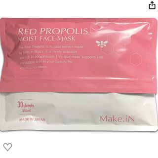 Make.iN RED PROPOLISMOIST FACE MASK30枚×2(パック/フェイスマスク)