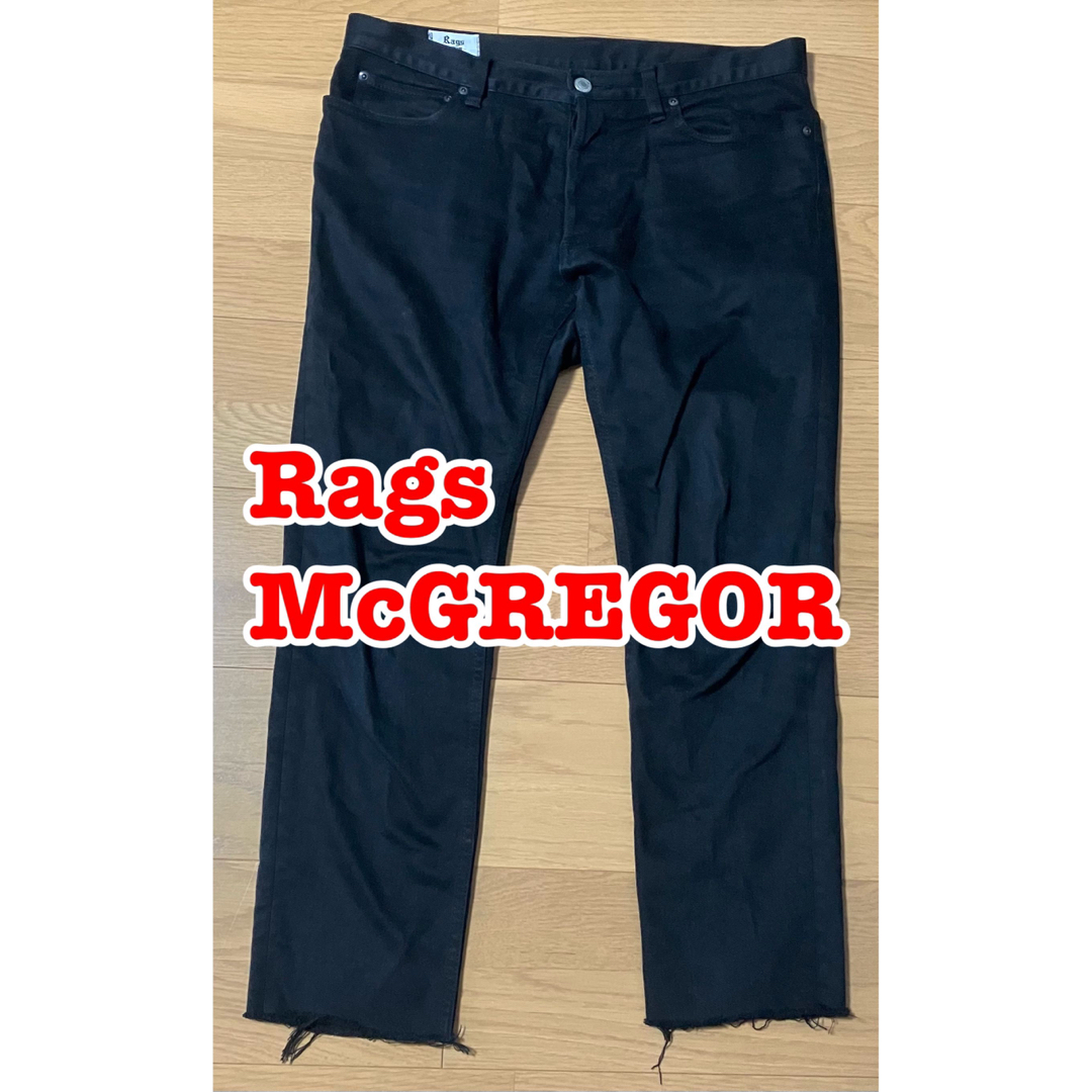 Rags McGREGOR ラグス　マックレガーのブラックデニム　ジーンズ