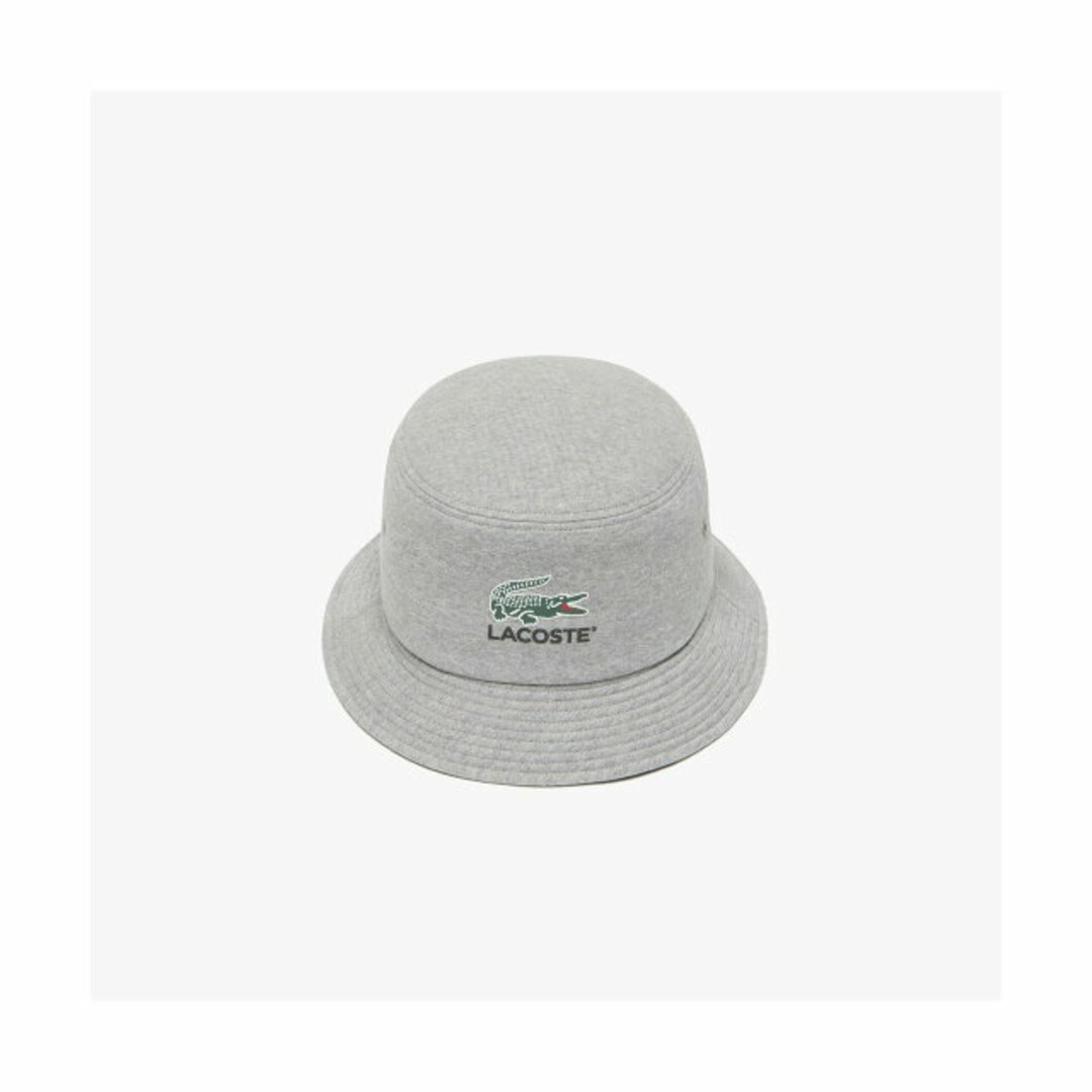LACOSTE(ラコステ)の【グレー】【58.0cm】ベーシックロゴスウェットバケットハット メンズの帽子(ハット)の商品写真