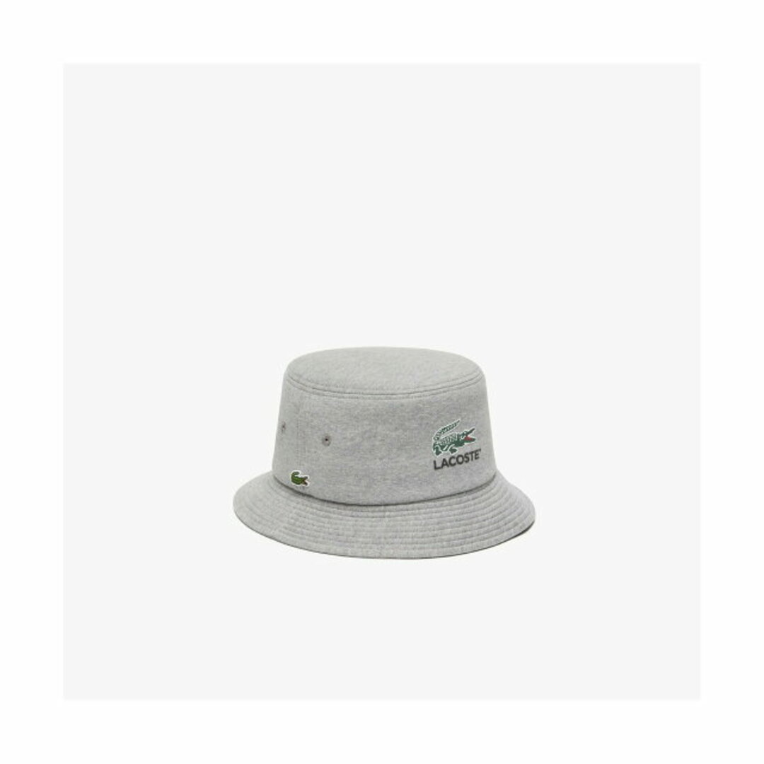 LACOSTE(ラコステ)の【グレー】【58.0cm】ベーシックロゴスウェットバケットハット メンズの帽子(ハット)の商品写真
