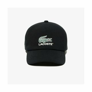 ラコステ(LACOSTE)の【ブラック】ベーシックロゴスウェットキャップ(キャップ)