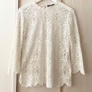 ザラ(ZARA)のZARA♡レーストップス(カットソー(長袖/七分))