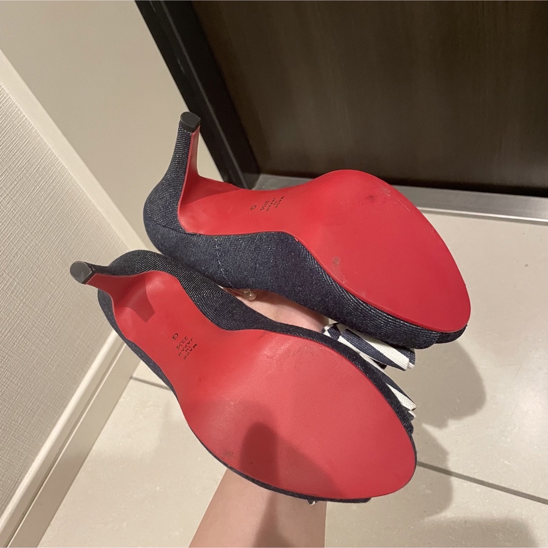 DIANA♡オープントゥ♡リボンパンプス-