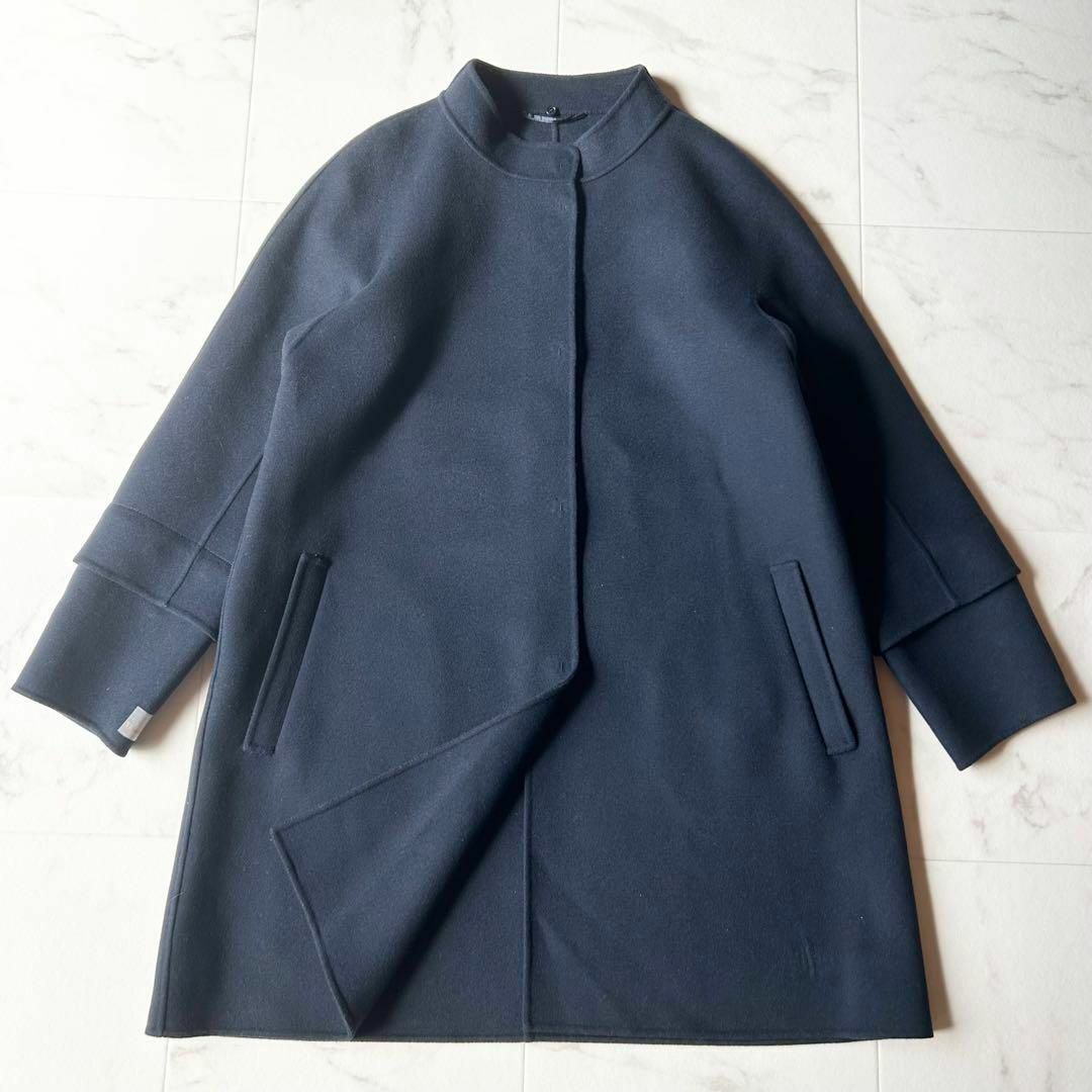 Max Mara(マックスマーラ)のMAXMARA　クチートアマーノ　ダブルフェイスコート　ネイビー　42 レディースのジャケット/アウター(ロングコート)の商品写真