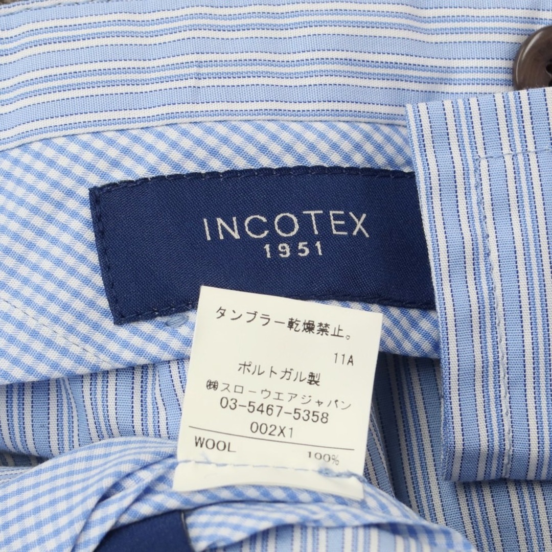 INCOTEX - 【中古】インコテックス INCOTEX ウール チェック