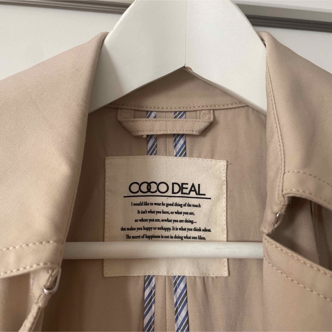 COCO DEAL(ココディール)のココディールCOCODEAL  トレンチコート レディースのジャケット/アウター(トレンチコート)の商品写真