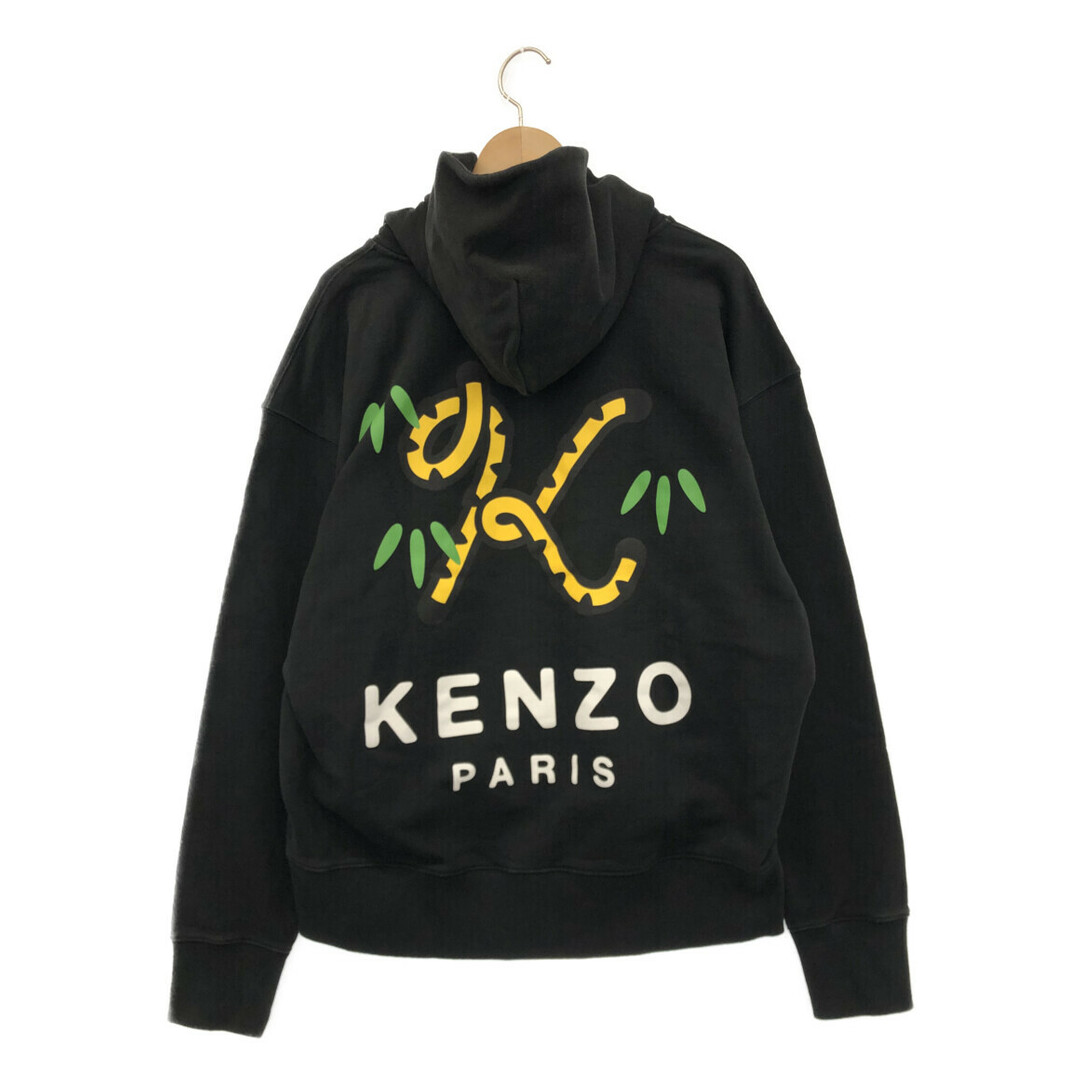 【激レア】KENZO ニットパーカー　フード　カラフル　ポンポン　ケンゾー