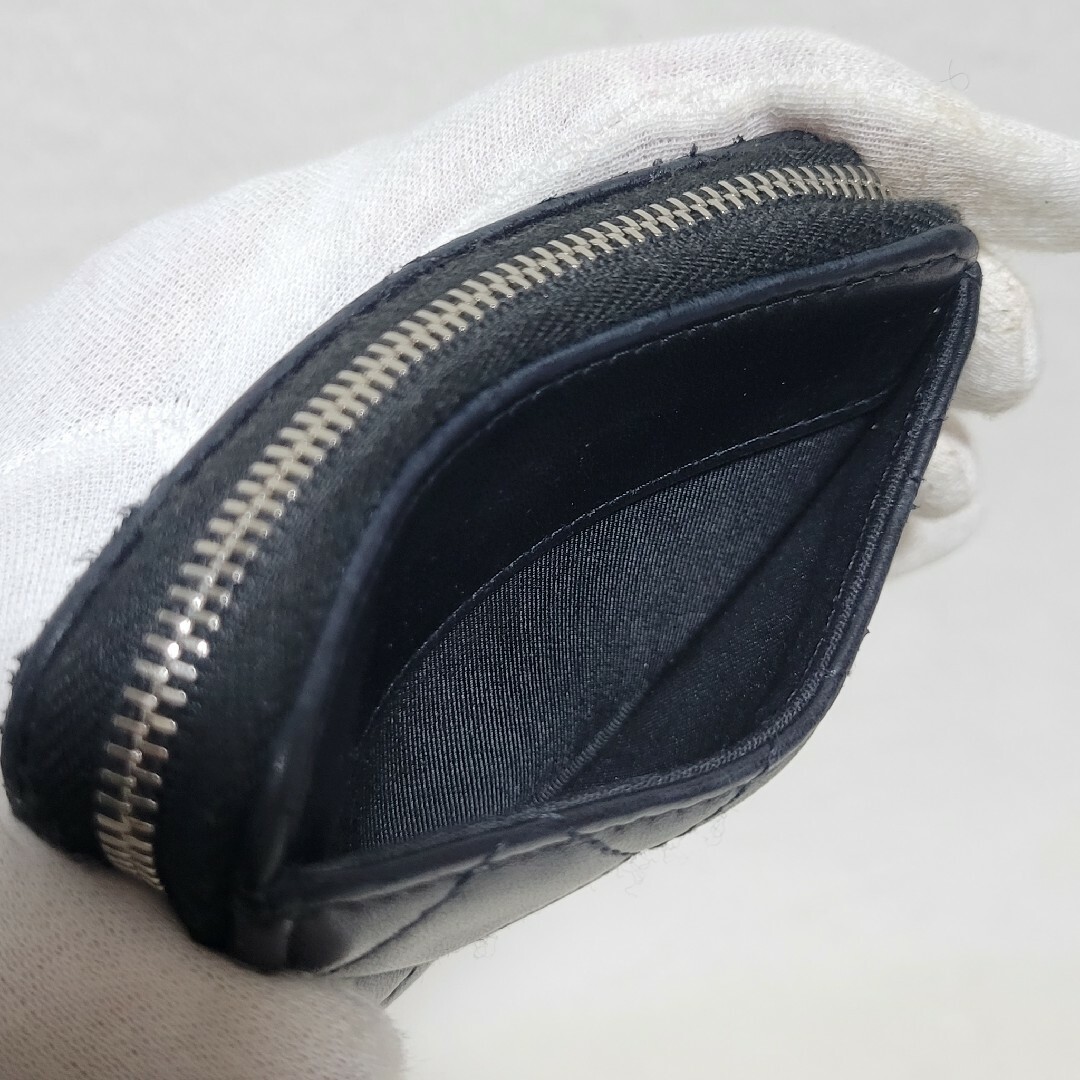 CHANEL - 【良品】CHANEL マトラッセ コインケース ラウンドジップ