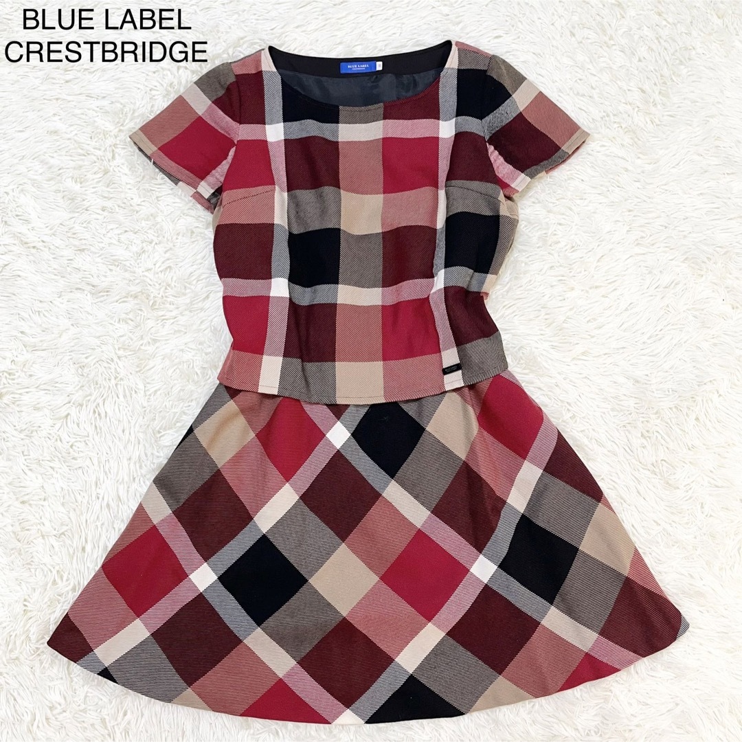 BURBERRY BLUE LABEL - ブルーレーベルクレストブリッジ 【美品】半袖 ...