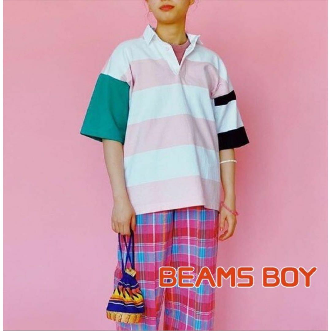 美品★BEAMS BOY COLUMBIA KNIT シャツ 0918