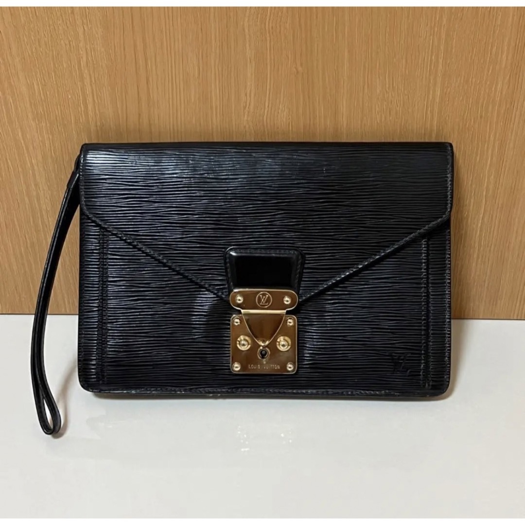LOUIS VUITTON セリエドラゴンヌ セカンドバッグ エピ ノワール-