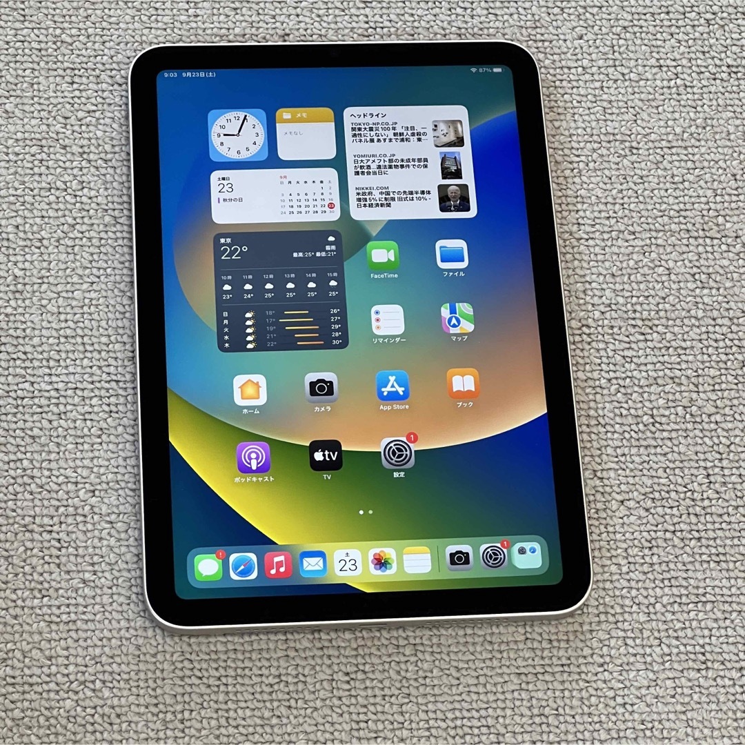 iPad mini 8.3インチ 第6世代 Wi-Fi 64GB パープル - タブレット