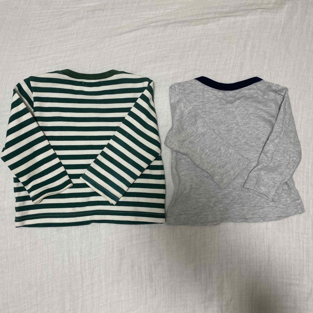 familiar(ファミリア)のfamiliar 長袖Tシャツ　80 セット キッズ/ベビー/マタニティのベビー服(~85cm)(Ｔシャツ)の商品写真