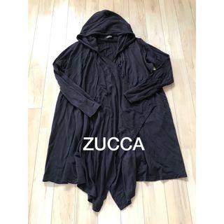 ズッカ(ZUCCa)のZUCCA  フード付きデザインカーディガン(カーディガン)