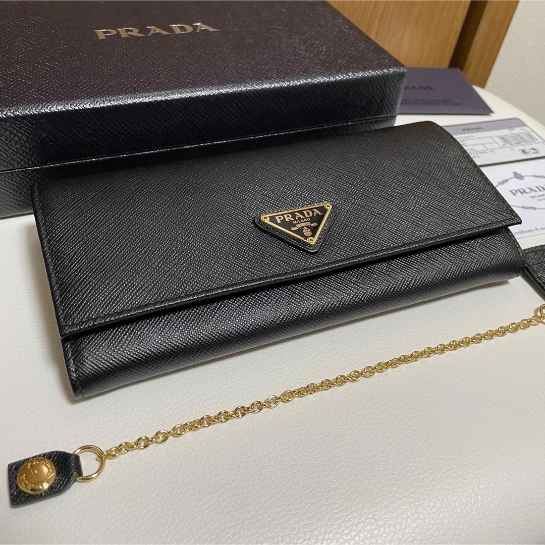 PRADA - 【新品未使用】PRADA プラダ 1MH132 サフィアーノレザー 長
