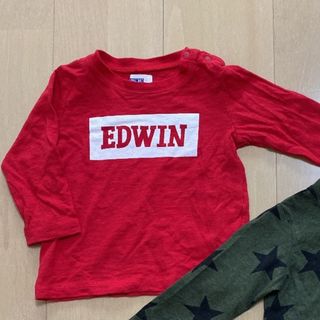 エドウィン(EDWIN)のEDWIN ロンT 80 スター柄　セット(Ｔシャツ)