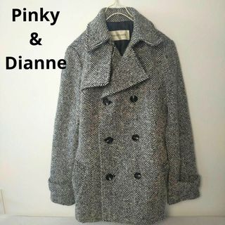 Pinky&Dianne - Pinky&Dianne ピンキー&ダイアン　グレー　ピーコート　ヘリンボーン柄