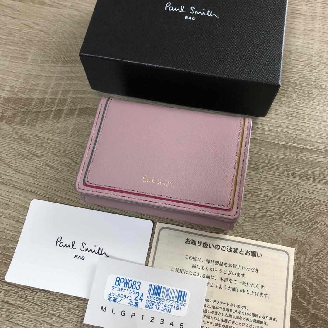 Paul Smith - ☆未使用☆ポールスミス 財布 折り財布 三つ折り ピンク