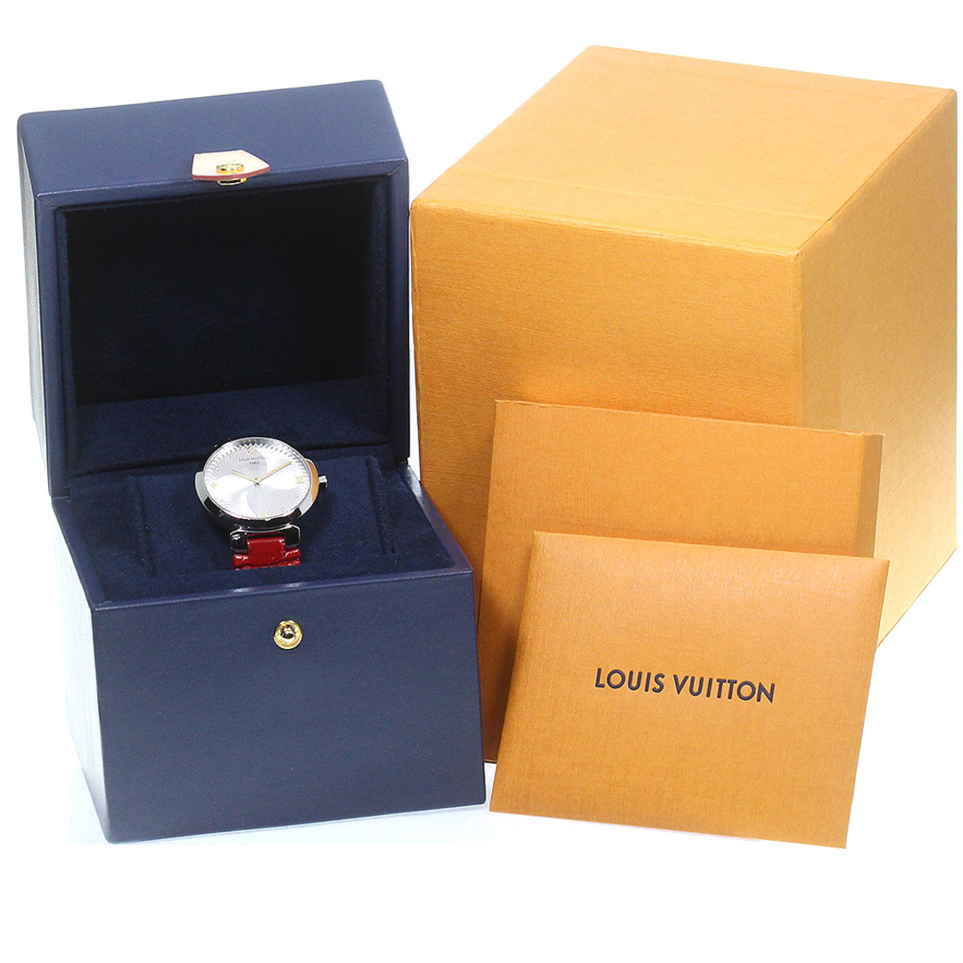 LOUIS VUITTON(ルイヴィトン)のルイ・ヴィトン LOUIS VUITTON QA015 タンブール スリム クォーツ レディース 箱・保証書付き_768577 レディースのファッション小物(腕時計)の商品写真