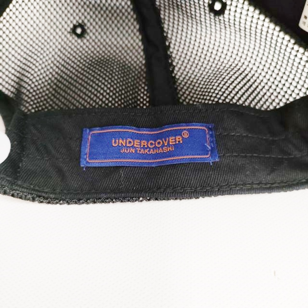 UNDERCOVER(アンダーカバー)のUNDERCOVER メッシュ RECORDS UCQ4H04 サイズF 帽子 キャップ ブラック メンズ アンダーカバー【中古】3-0910G◎ メンズの帽子(キャップ)の商品写真