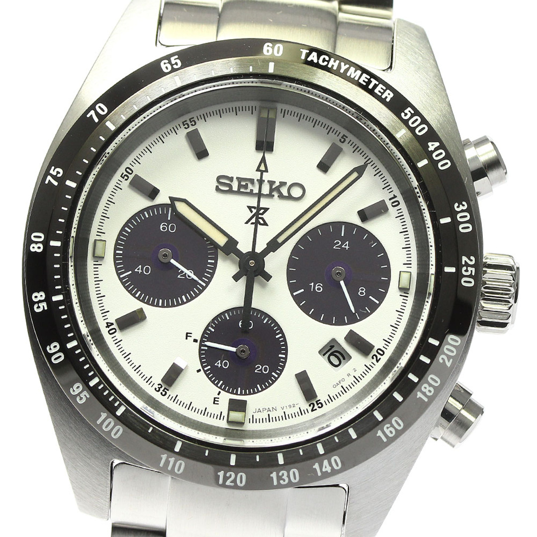 セイコー SEIKO SBDL085/V192-0AF0 プロスペックス スピードタイマー クロノグラフ ソーラー メンズ 極美品 箱・保証書付き_770927