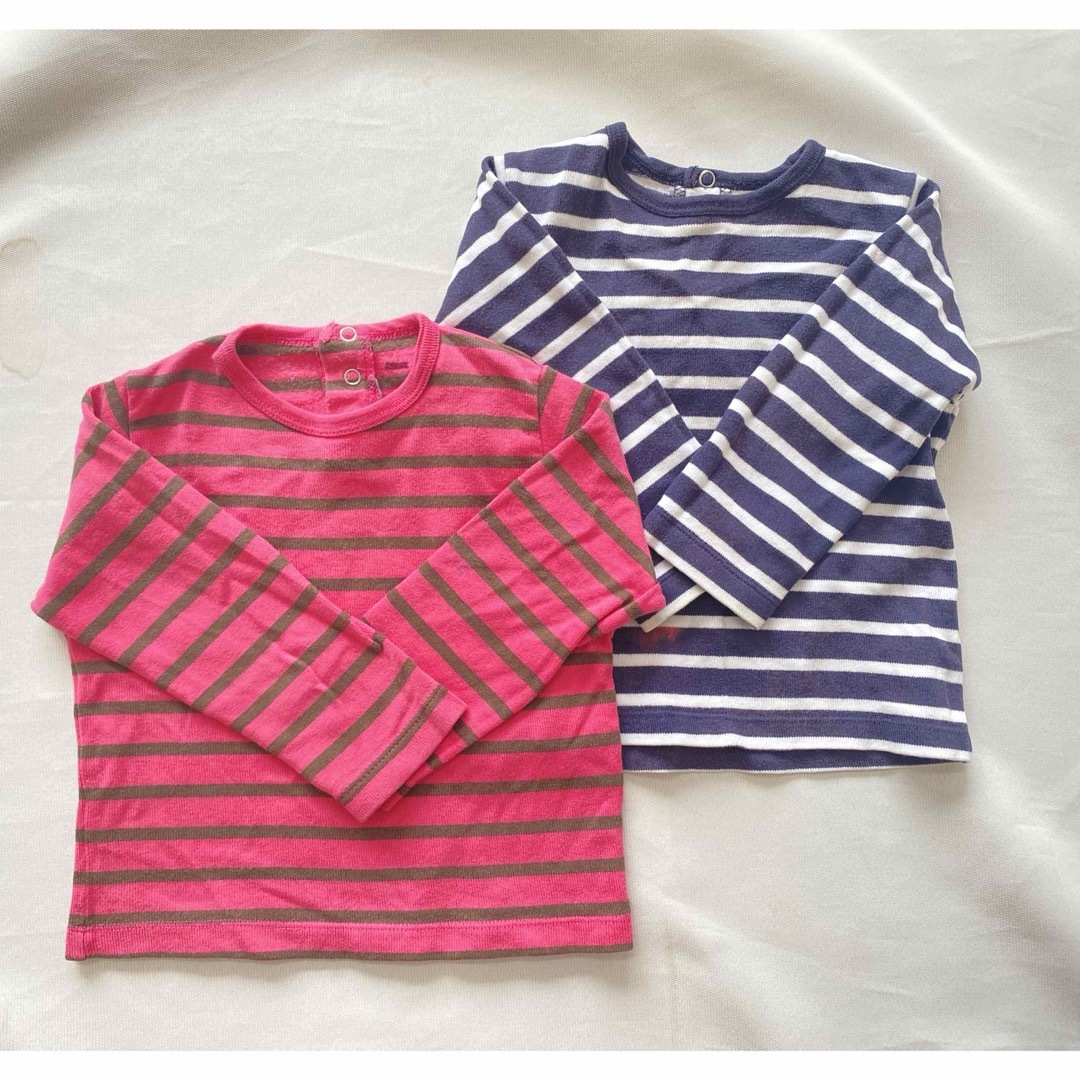 PETIT BATEAU(プチバトー)のプチバトー　ロンTせっと キッズ/ベビー/マタニティのベビー服(~85cm)(トレーナー)の商品写真