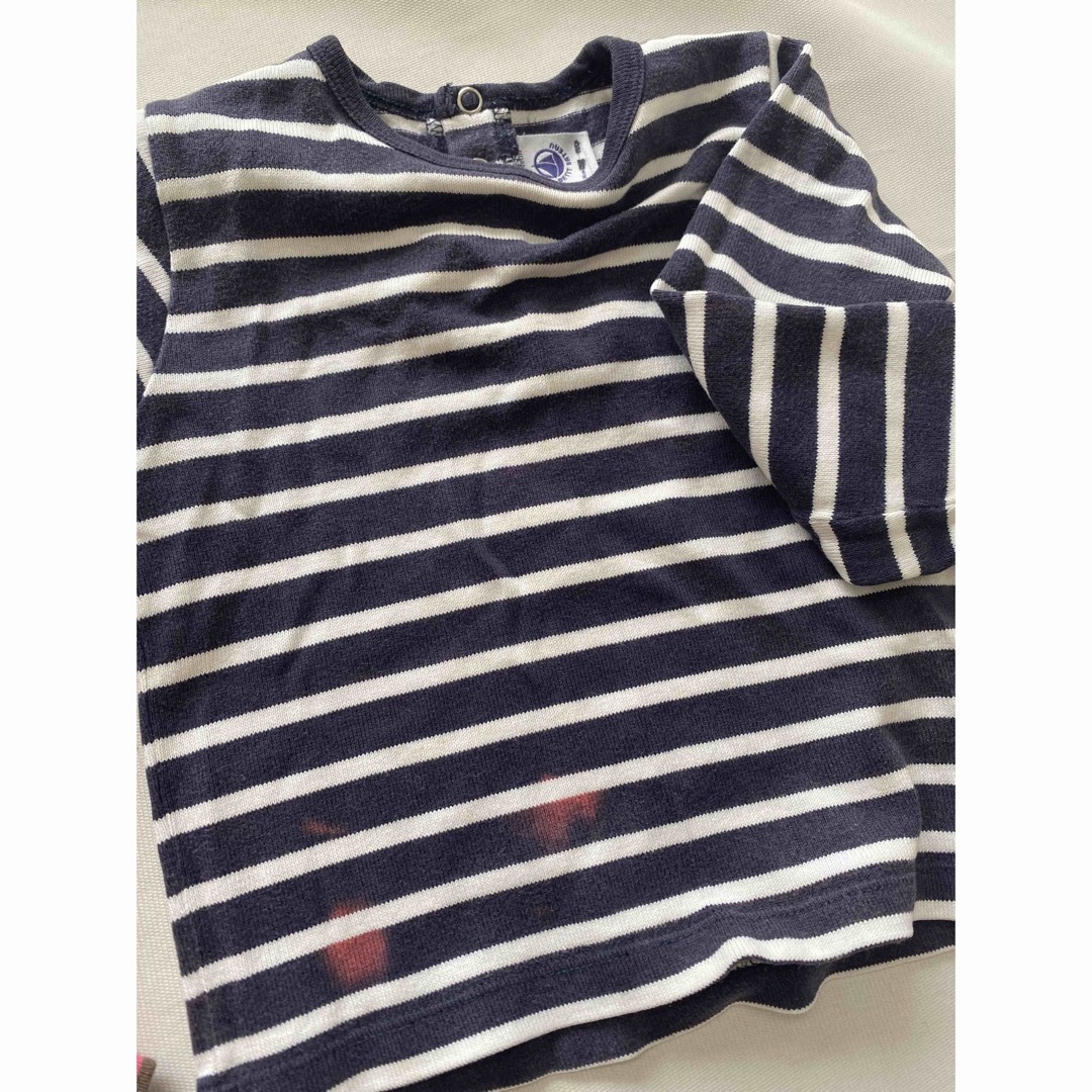 PETIT BATEAU(プチバトー)のプチバトー　ロンTせっと キッズ/ベビー/マタニティのベビー服(~85cm)(トレーナー)の商品写真