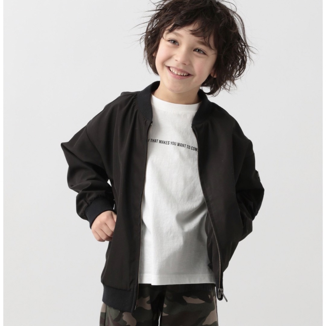 GLOBAL WORK(グローバルワーク)のGLOBAL WORK ワンダブルゾンMA-1 キッズ/ベビー/マタニティのキッズ服男の子用(90cm~)(ジャケット/上着)の商品写真