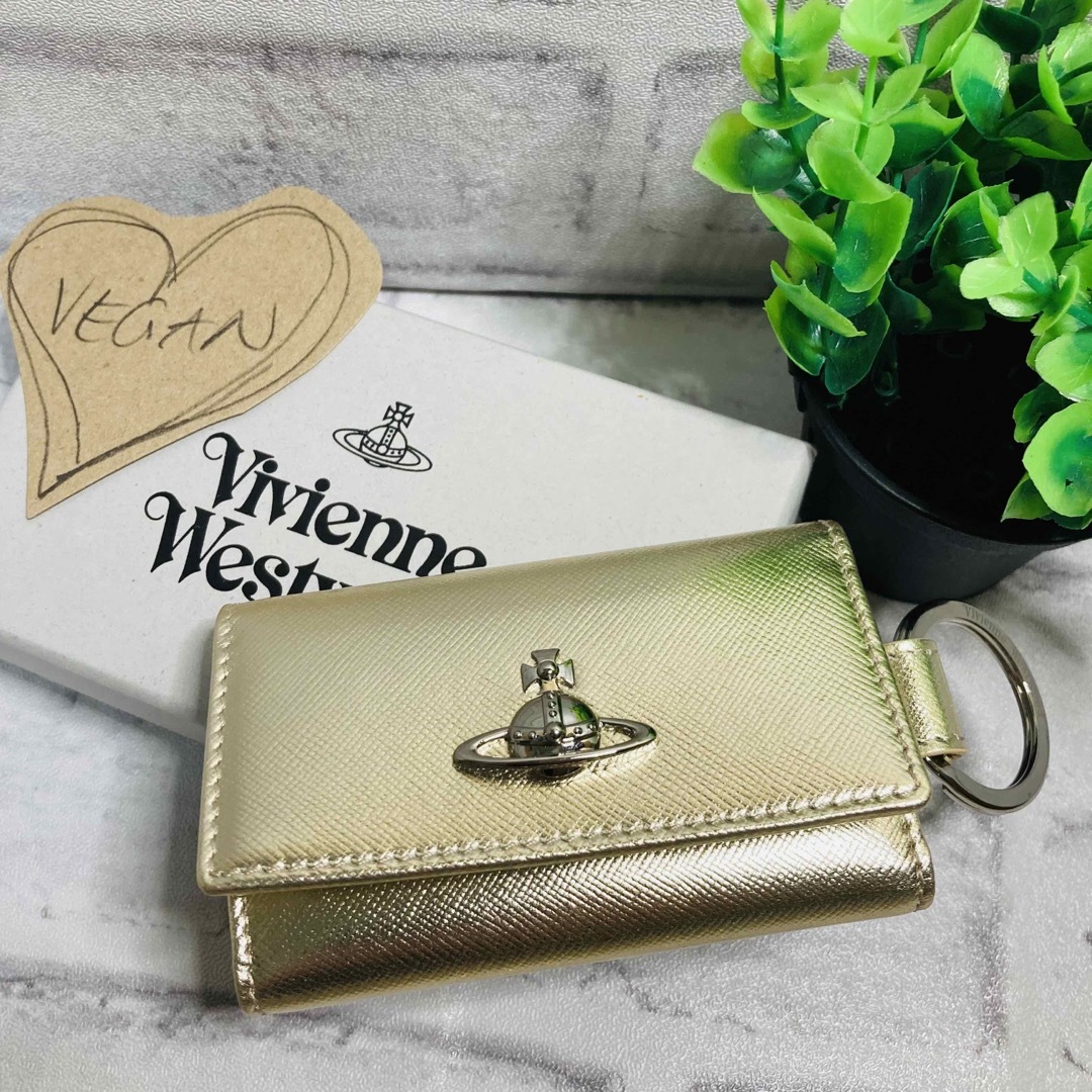 Vivienne Westwood 二つ折り財布 総柄  シルバーオーブ