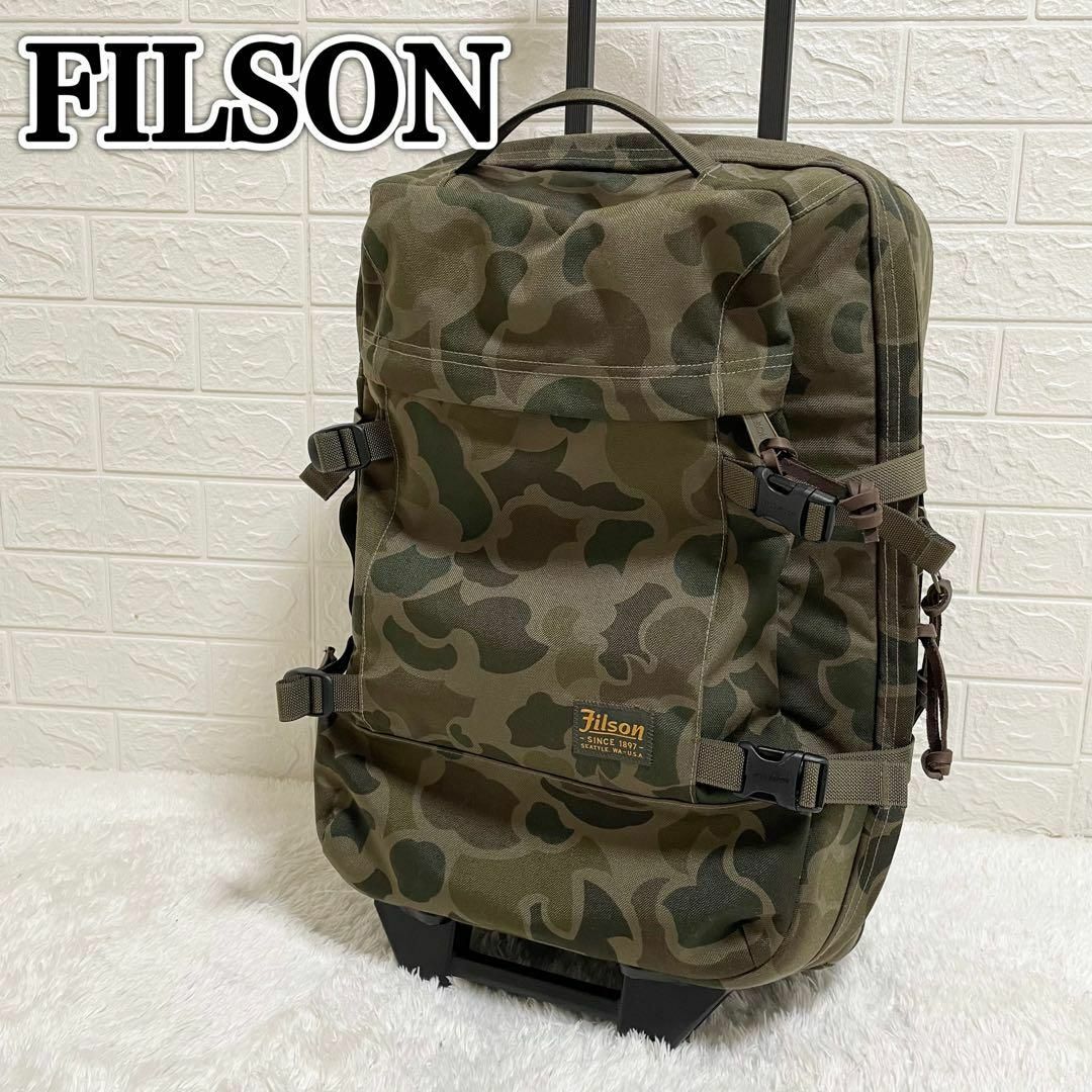 美品　FILSON フィルソン ホイール付キャリーバッグ カモフラ 迷彩