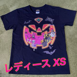 レディースXS!!ハロウィンプリント半袖(Tシャツ(半袖/袖なし))