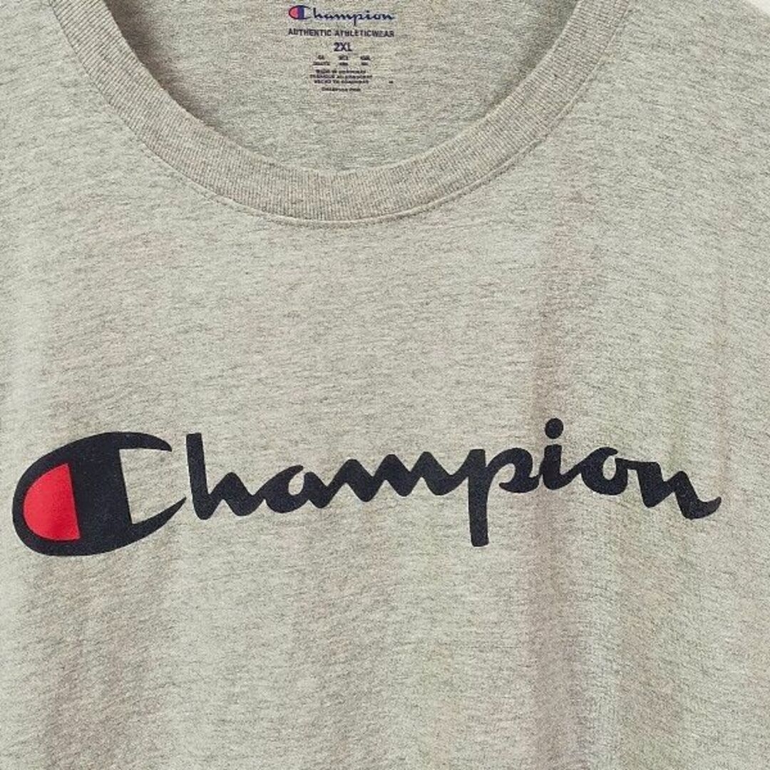 Champion(チャンピオン)のチャンピオン　４Ｌサイズ　長袖Ｔシャツ　ゆるだぼ　ビッグサイズ　デカロゴ　ロンＴ メンズのトップス(Tシャツ/カットソー(七分/長袖))の商品写真