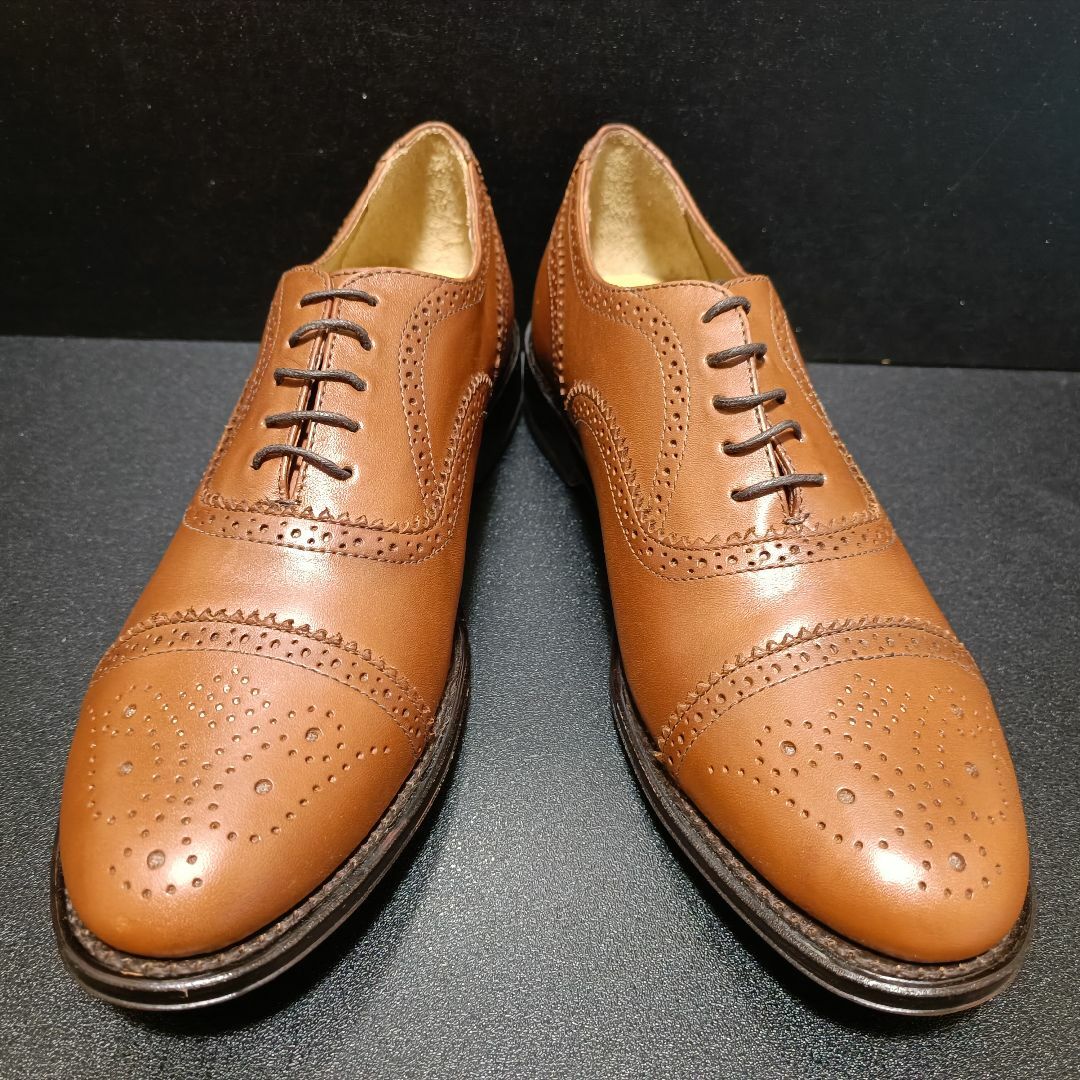 ブルックスブラザーズ（Brooks Brothers）革靴 茶 US9.508cmヒール厚